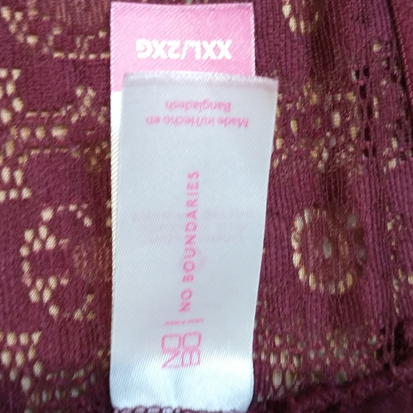 Burgundy brallete - Picture 3 of 5